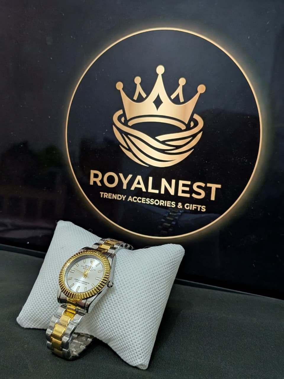 Two-Tone Luxury Watch